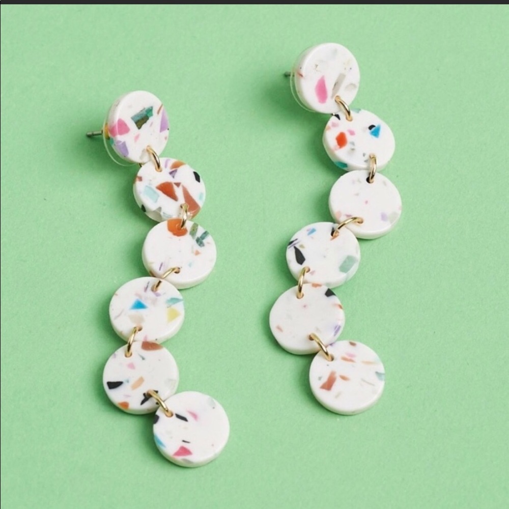 Lele Sadoughi Circle Garland Earrings.